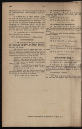 Post- und Telegraphen-Verordnungsblatt für das Verwaltungsgebiet des K.-K. Handelsministeriums 19340120 Seite: 2