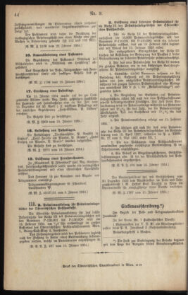 Post- und Telegraphen-Verordnungsblatt für das Verwaltungsgebiet des K.-K. Handelsministeriums 19340129 Seite: 2