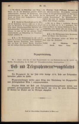 Post- und Telegraphen-Verordnungsblatt für das Verwaltungsgebiet des K.-K. Handelsministeriums 19340205 Seite: 2