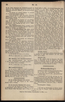 Post- und Telegraphen-Verordnungsblatt für das Verwaltungsgebiet des K.-K. Handelsministeriums 19340209 Seite: 2