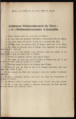 Post- und Telegraphen-Verordnungsblatt für das Verwaltungsgebiet des K.-K. Handelsministeriums 19340302 Seite: 7