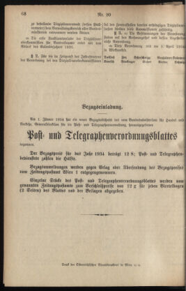 Post- und Telegraphen-Verordnungsblatt für das Verwaltungsgebiet des K.-K. Handelsministeriums 19340305 Seite: 2