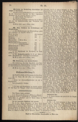 Post- und Telegraphen-Verordnungsblatt für das Verwaltungsgebiet des K.-K. Handelsministeriums 19340310 Seite: 2