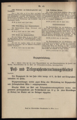 Post- und Telegraphen-Verordnungsblatt für das Verwaltungsgebiet des K.-K. Handelsministeriums 19340709 Seite: 4