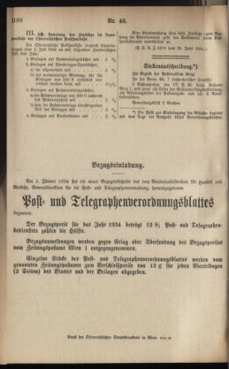 Post- und Telegraphen-Verordnungsblatt für das Verwaltungsgebiet des K.-K. Handelsministeriums 19340710 Seite: 2