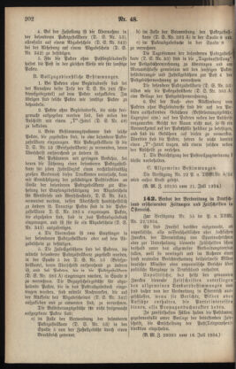 Post- und Telegraphen-Verordnungsblatt für das Verwaltungsgebiet des K.-K. Handelsministeriums 19340725 Seite: 2