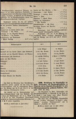 Post- und Telegraphen-Verordnungsblatt für das Verwaltungsgebiet des K.-K. Handelsministeriums 19340803 Seite: 7