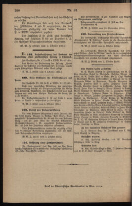 Post- und Telegraphen-Verordnungsblatt für das Verwaltungsgebiet des K.-K. Handelsministeriums 19341011 Seite: 2