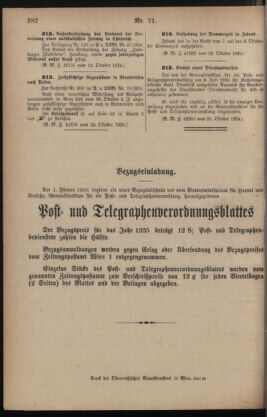 Post- und Telegraphen-Verordnungsblatt für das Verwaltungsgebiet des K.-K. Handelsministeriums 19341030 Seite: 6