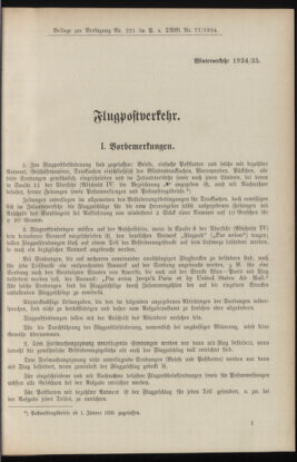 Post- und Telegraphen-Verordnungsblatt für das Verwaltungsgebiet des K.-K. Handelsministeriums 19341120 Seite: 3