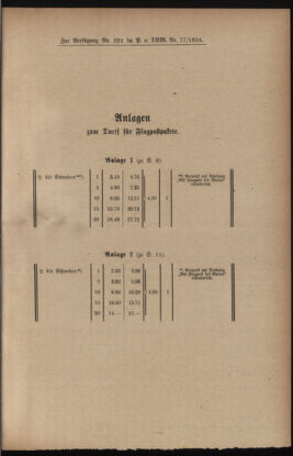 Post- und Telegraphen-Verordnungsblatt für das Verwaltungsgebiet des K.-K. Handelsministeriums 19341120 Seite: 35