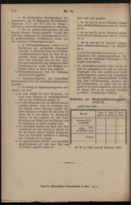 Post- und Telegraphen-Verordnungsblatt für das Verwaltungsgebiet des K.-K. Handelsministeriums 19341205 Seite: 2