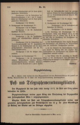 Post- und Telegraphen-Verordnungsblatt für das Verwaltungsgebiet des K.-K. Handelsministeriums 19341206 Seite: 2