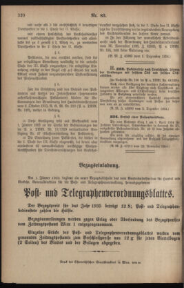 Post- und Telegraphen-Verordnungsblatt für das Verwaltungsgebiet des K.-K. Handelsministeriums 19341207 Seite: 4