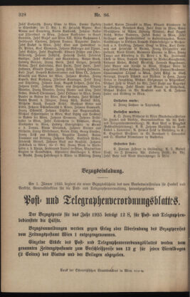 Post- und Telegraphen-Verordnungsblatt für das Verwaltungsgebiet des K.-K. Handelsministeriums 19341215 Seite: 2