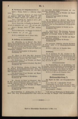 Post- und Telegraphen-Verordnungsblatt für das Verwaltungsgebiet des K.-K. Handelsministeriums 19350108 Seite: 2