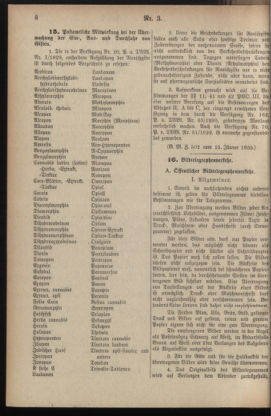 Post- und Telegraphen-Verordnungsblatt für das Verwaltungsgebiet des K.-K. Handelsministeriums 19350125 Seite: 2