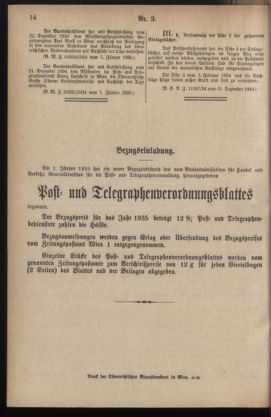 Post- und Telegraphen-Verordnungsblatt für das Verwaltungsgebiet des K.-K. Handelsministeriums 19350125 Seite: 8