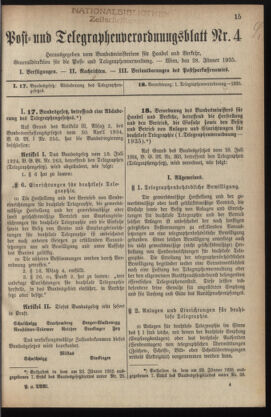 Post- und Telegraphen-Verordnungsblatt für das Verwaltungsgebiet des K.-K. Handelsministeriums