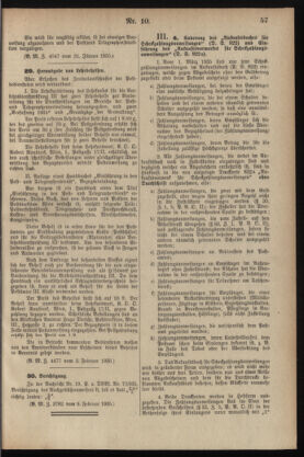 Post- und Telegraphen-Verordnungsblatt für das Verwaltungsgebiet des K.-K. Handelsministeriums 19350214 Seite: 7