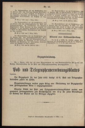 Post- und Telegraphen-Verordnungsblatt für das Verwaltungsgebiet des K.-K. Handelsministeriums 19350320 Seite: 6