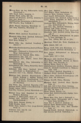 Post- und Telegraphen-Verordnungsblatt für das Verwaltungsgebiet des K.-K. Handelsministeriums 19350323 Seite: 14