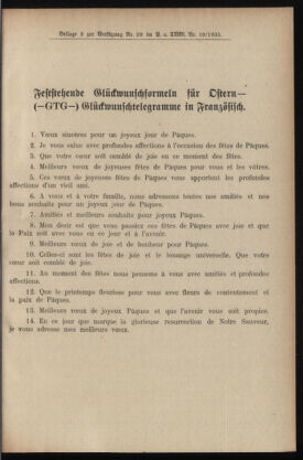 Post- und Telegraphen-Verordnungsblatt für das Verwaltungsgebiet des K.-K. Handelsministeriums 19350405 Seite: 7