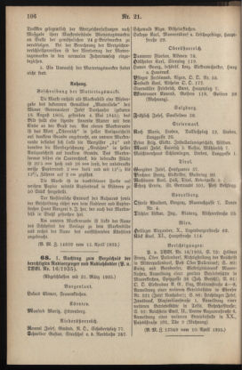 Post- und Telegraphen-Verordnungsblatt für das Verwaltungsgebiet des K.-K. Handelsministeriums 19350419 Seite: 2