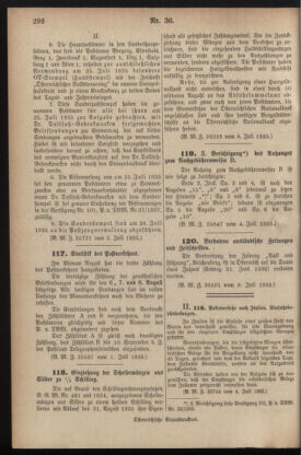 Post- und Telegraphen-Verordnungsblatt für das Verwaltungsgebiet des K.-K. Handelsministeriums 19350711 Seite: 4