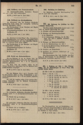 Post- und Telegraphen-Verordnungsblatt für das Verwaltungsgebiet des K.-K. Handelsministeriums 19350713 Seite: 7