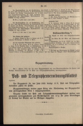 Post- und Telegraphen-Verordnungsblatt für das Verwaltungsgebiet des K.-K. Handelsministeriums 19350713 Seite: 8