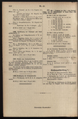 Post- und Telegraphen-Verordnungsblatt für das Verwaltungsgebiet des K.-K. Handelsministeriums 19350819 Seite: 2