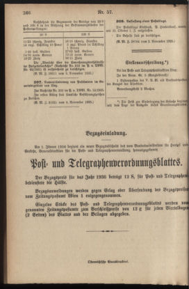 Post- und Telegraphen-Verordnungsblatt für das Verwaltungsgebiet des K.-K. Handelsministeriums 19351112 Seite: 2