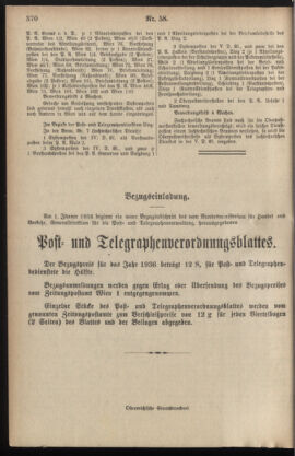 Post- und Telegraphen-Verordnungsblatt für das Verwaltungsgebiet des K.-K. Handelsministeriums 19351120 Seite: 4