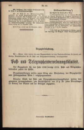 Post- und Telegraphen-Verordnungsblatt für das Verwaltungsgebiet des K.-K. Handelsministeriums 19351202 Seite: 2