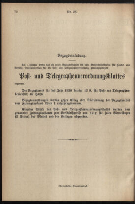 Post- und Telegraphen-Verordnungsblatt für das Verwaltungsgebiet des K.-K. Handelsministeriums 19360417 Seite: 2