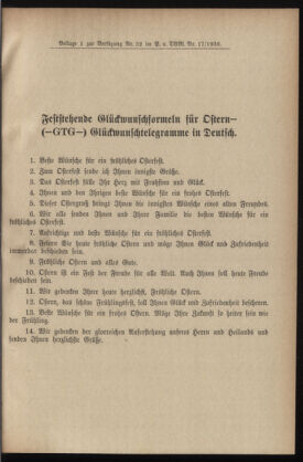 Post- und Telegraphen-Verordnungsblatt für das Verwaltungsgebiet des K.-K. Handelsministeriums 19360508 Seite: 5