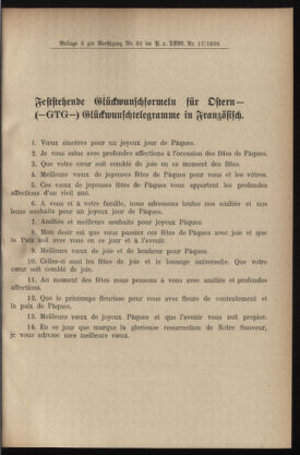 Post- und Telegraphen-Verordnungsblatt für das Verwaltungsgebiet des K.-K. Handelsministeriums 19360508 Seite: 9