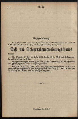 Post- und Telegraphen-Verordnungsblatt für das Verwaltungsgebiet des K.-K. Handelsministeriums 19360515 Seite: 2