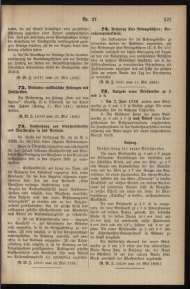 Post- und Telegraphen-Verordnungsblatt für das Verwaltungsgebiet des K.-K. Handelsministeriums 19360527 Seite: 3