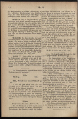 Post- und Telegraphen-Verordnungsblatt für das Verwaltungsgebiet des K.-K. Handelsministeriums 19360717 Seite: 2