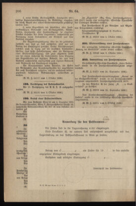 Post- und Telegraphen-Verordnungsblatt für das Verwaltungsgebiet des K.-K. Handelsministeriums 19361012 Seite: 4