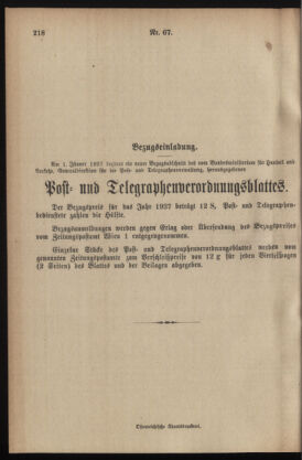 Post- und Telegraphen-Verordnungsblatt für das Verwaltungsgebiet des K.-K. Handelsministeriums 19361104 Seite: 4