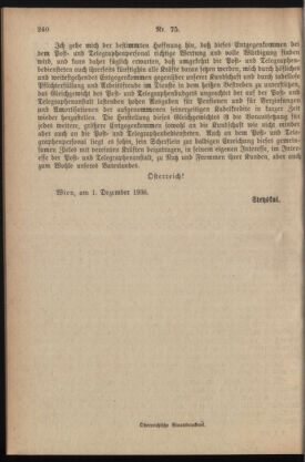 Post- und Telegraphen-Verordnungsblatt für das Verwaltungsgebiet des K.-K. Handelsministeriums 19361205 Seite: 2