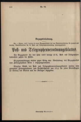 Post- und Telegraphen-Verordnungsblatt für das Verwaltungsgebiet des K.-K. Handelsministeriums 19361217 Seite: 2