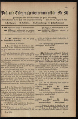 Post- und Telegraphen-Verordnungsblatt für das Verwaltungsgebiet des K.-K. Handelsministeriums 19361229 Seite: 1