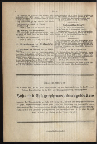 Post- und Telegraphen-Verordnungsblatt für das Verwaltungsgebiet des K.-K. Handelsministeriums 19370112 Seite: 10