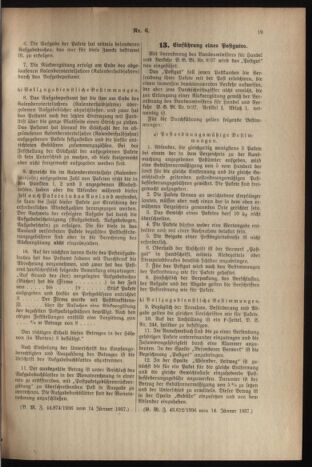 Post- und Telegraphen-Verordnungsblatt für das Verwaltungsgebiet des K.-K. Handelsministeriums 19370120 Seite: 3