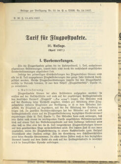 Post- und Telegraphen-Verordnungsblatt für das Verwaltungsgebiet des K.-K. Handelsministeriums 19370419 Seite: 3