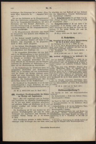 Post- und Telegraphen-Verordnungsblatt für das Verwaltungsgebiet des K.-K. Handelsministeriums 19370429 Seite: 2